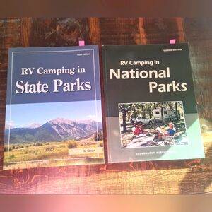 RV Camping Guidebooks Set State & National Parks Like New